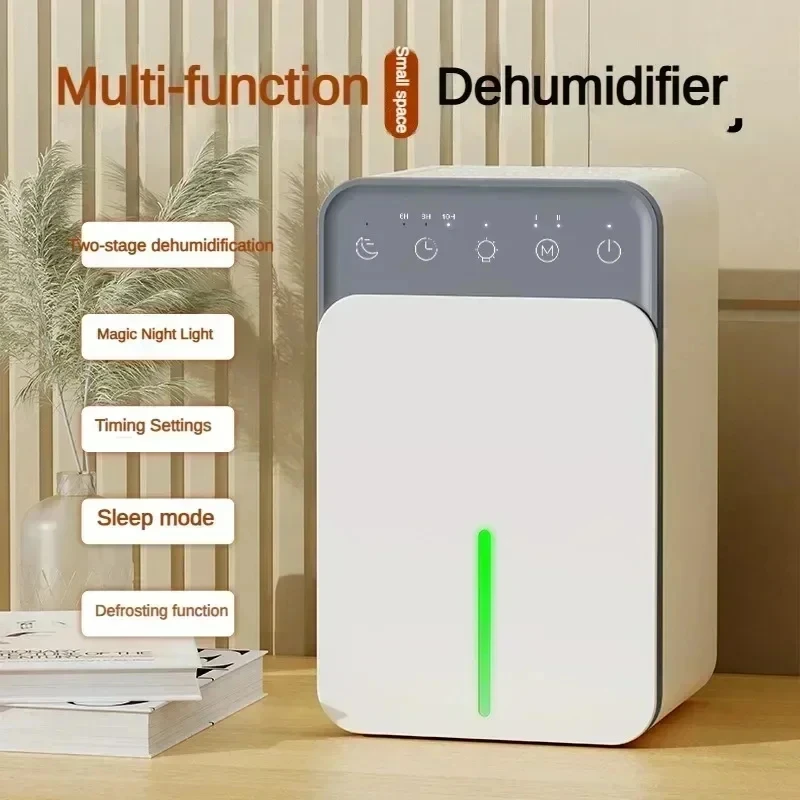 Portable Mini Dehumidifier Smart Sensing Moisture Absorber Odor Remover…