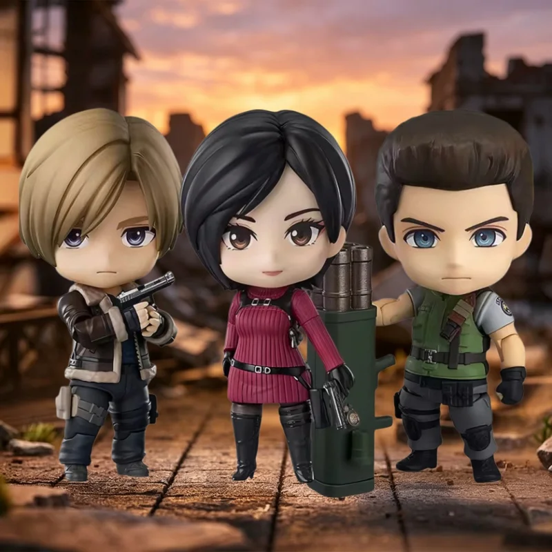 Resident Evil Ada Wong&Leon Articulated and Face Swappable Action Figure…