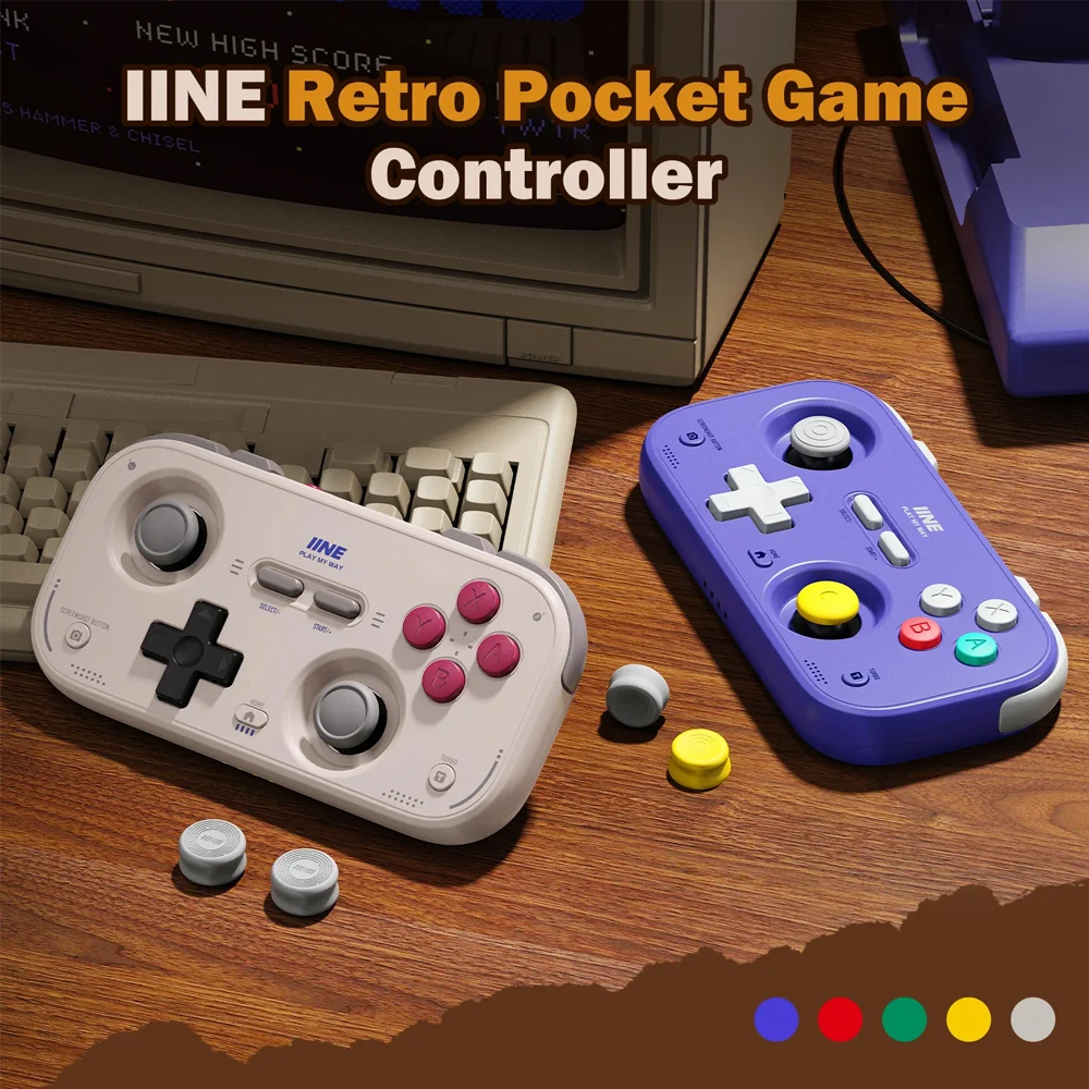 IINE Pocket Gamepad for Nintendo Switch 2/1 Steam Deck Phone Car Portable…