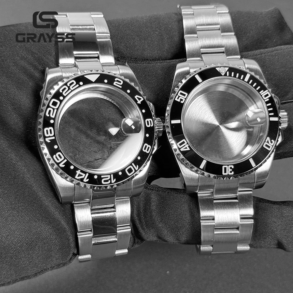 Blak Bezel 40mm Diver Waterproof for SUB NH34 NH35 NH36 Movement Sapphire…
