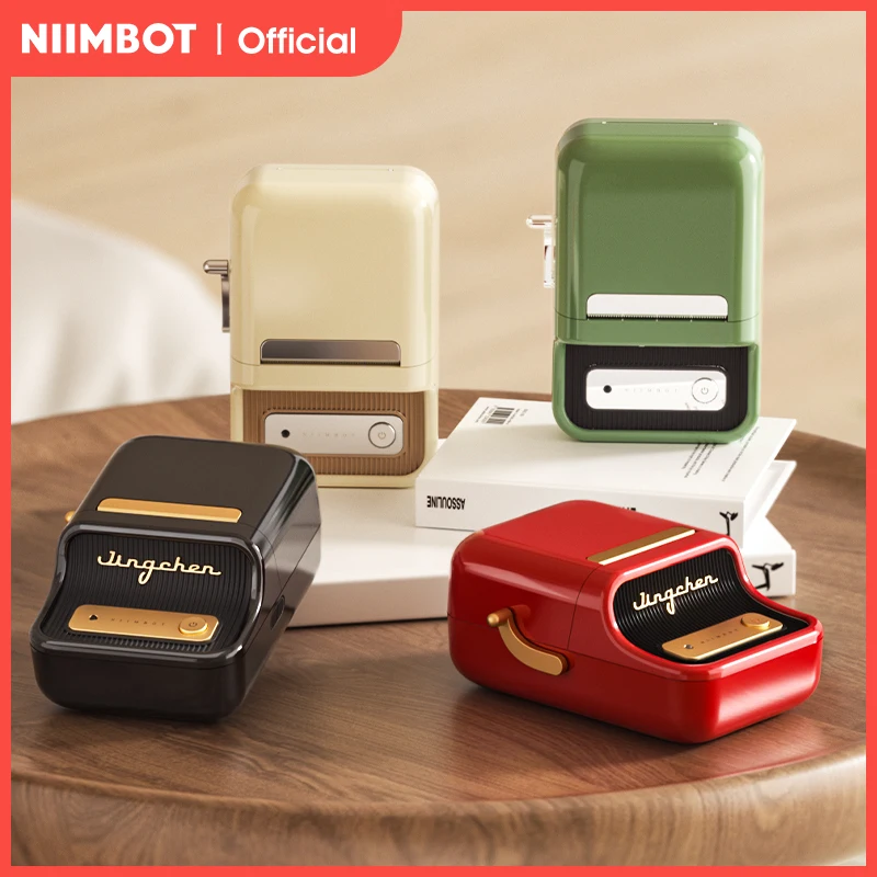 NiiMbot B21 Mini Thermal Printer Wireless Barcode Label Maker Bluetooth…