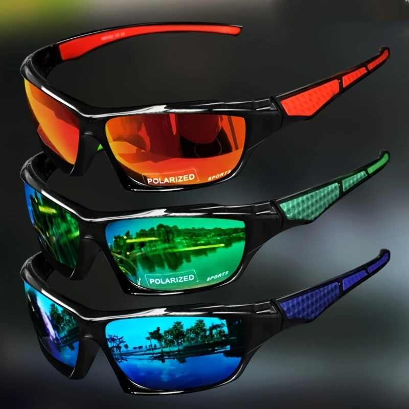 1/3PCS Sports Polarized Sunglasses for Men Lightweight Night Vision Male…