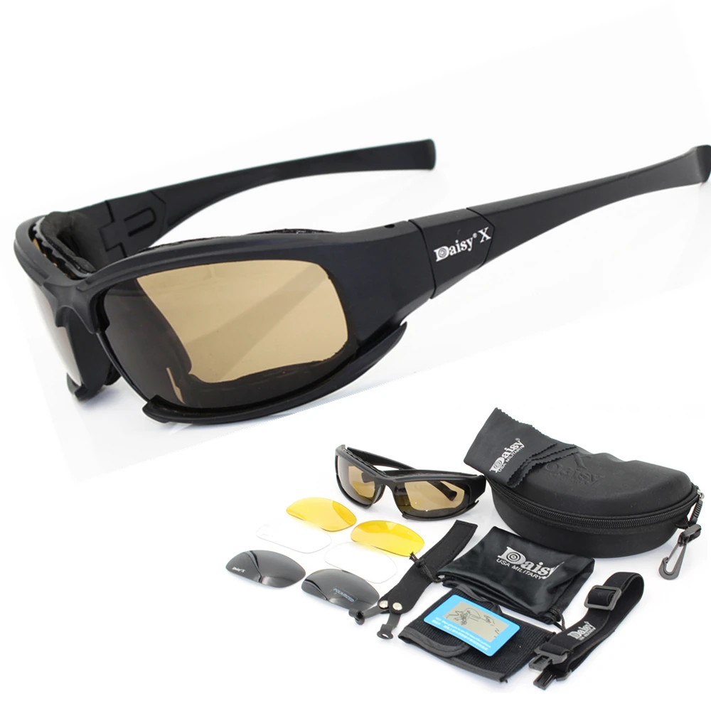 Daisy X7 Glasses Men Military Polarized Sunglasses Bullet-Proof AirSoft…