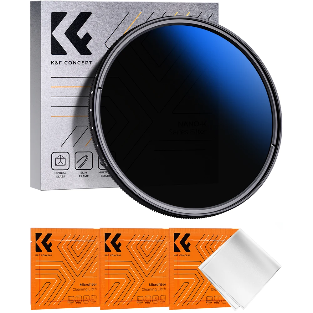 K&F CONCEPT ND2 to ND400 ND Lens Filter Slim Fader Variable Adjustable…