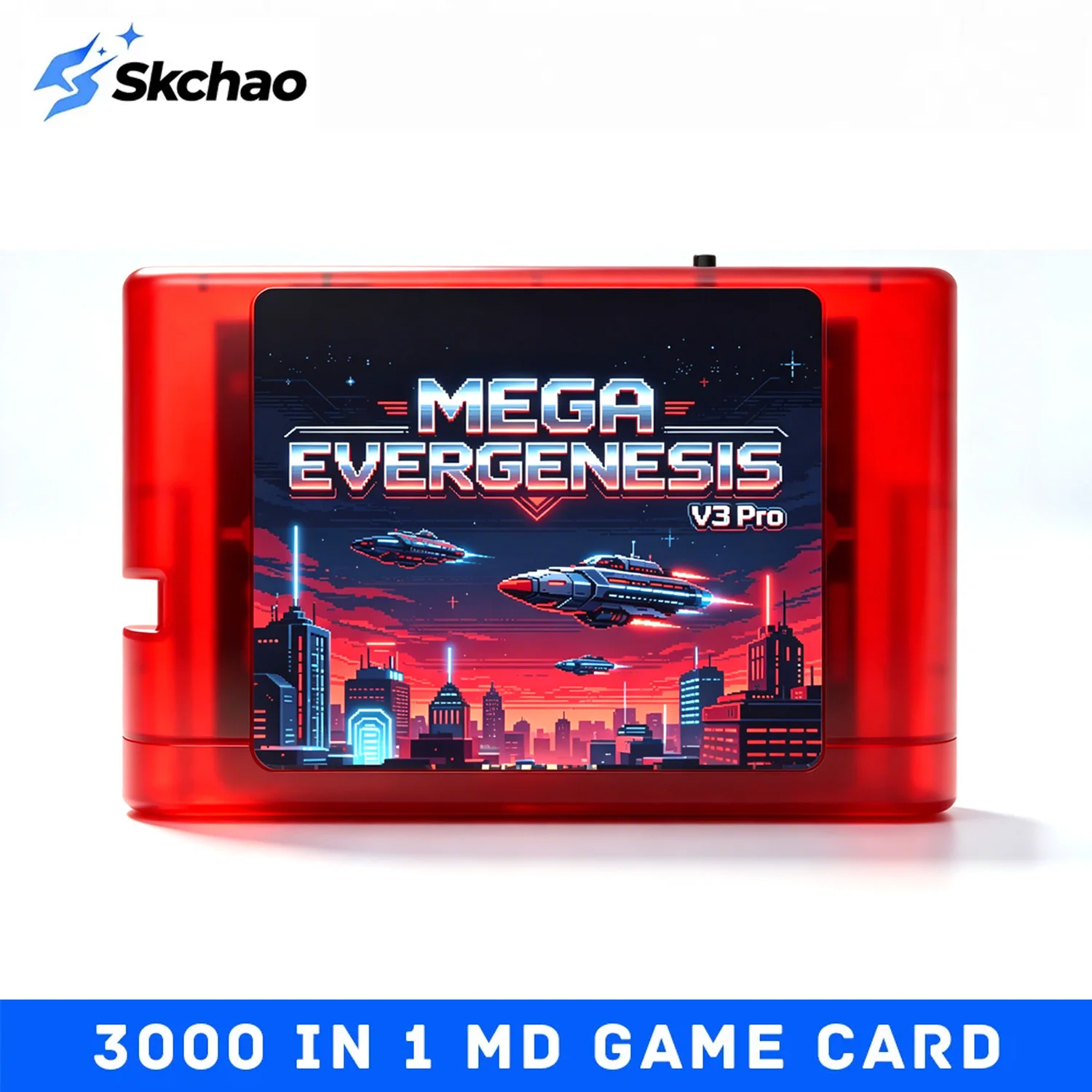 Mega EverDrive V3 Pro 3000 in 1 Flash Cartridge for Sega Genesis / Mega…