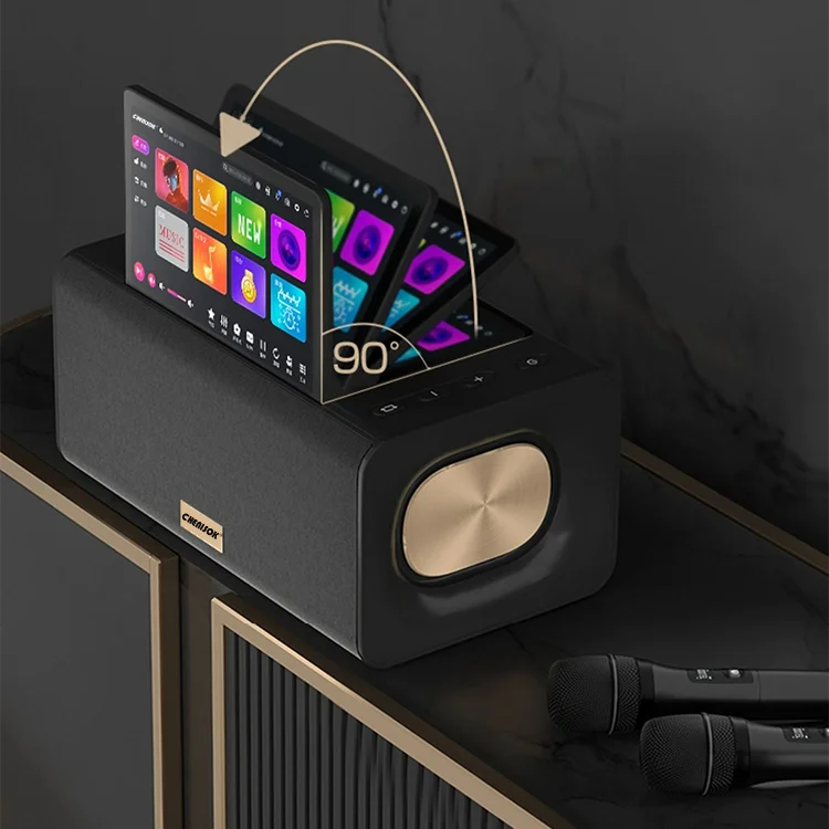 2026new All-in-one Smart Home Karaoke Machine with 2 Pcs Wireless Microphones…