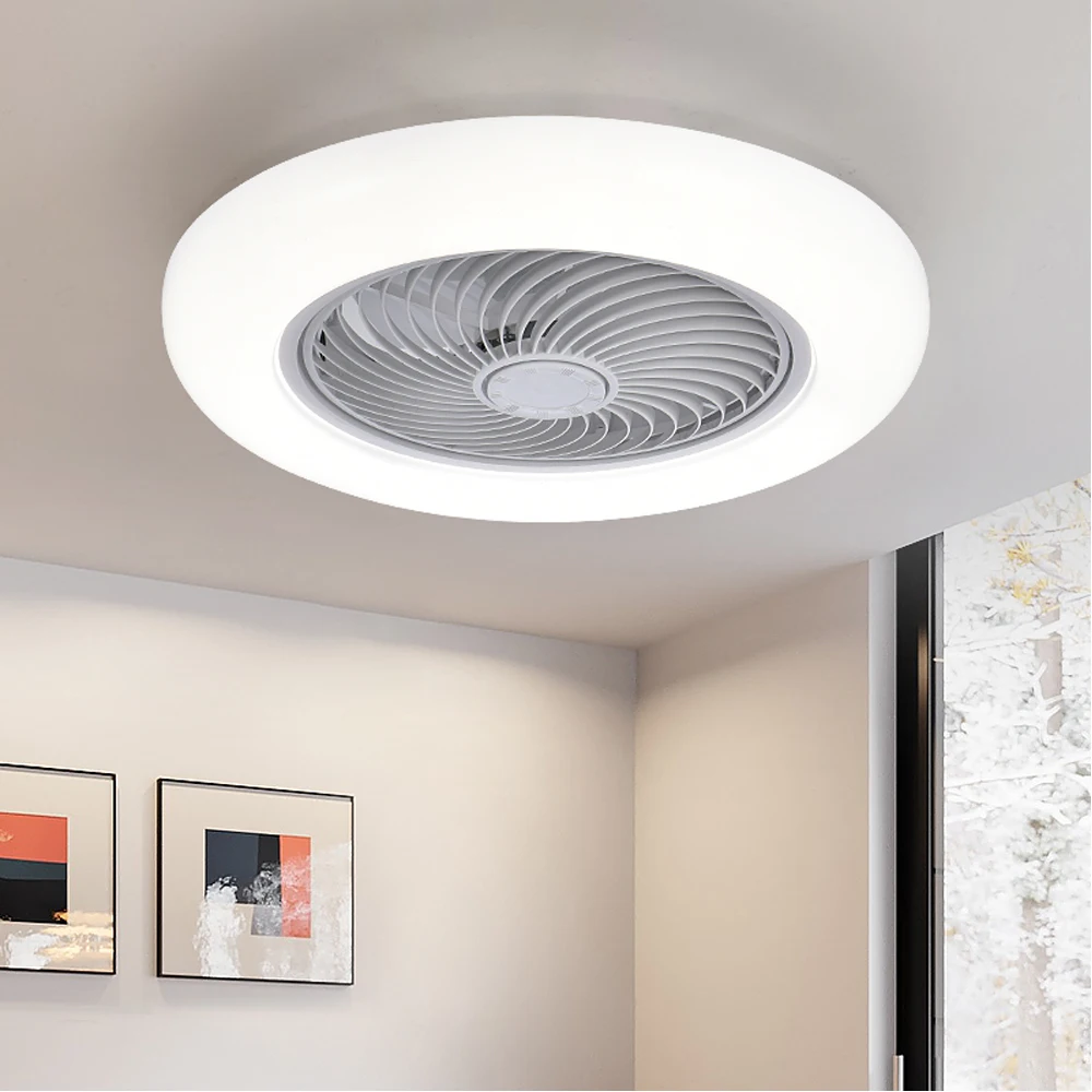 Smart Ceiling Fan Fans with Lights Remote Control Bedroom Decor Ventilator…