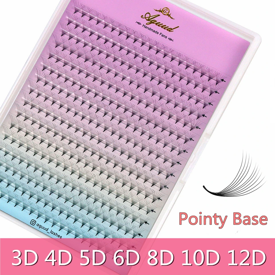 AGUUD 320 Fans Premade Volume Fans Eyelashes Extension 3D-40D Thin Pointy…