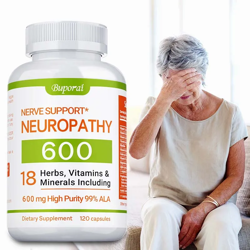 Neuropathy Support Supplement 600mg - Antioxidant, Promotes Nerve Health…