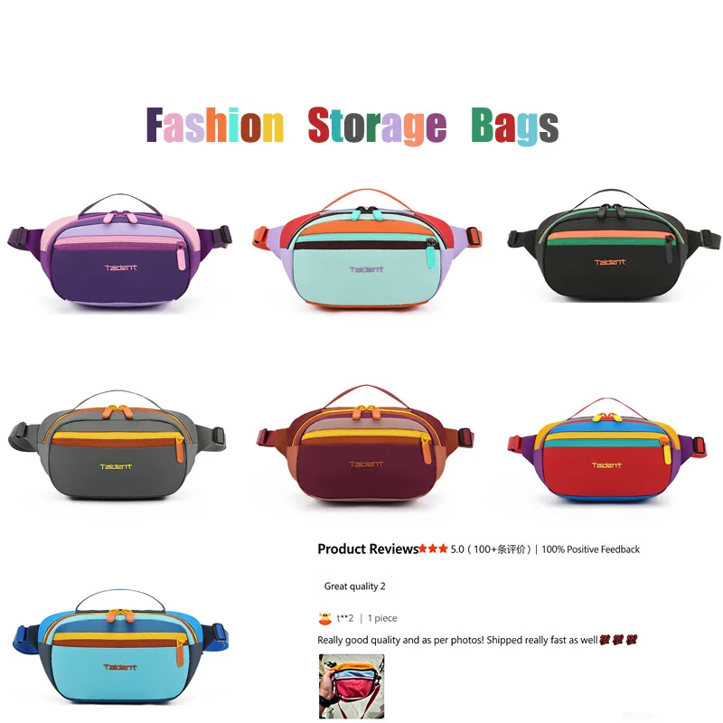 1PCS Colorful Storage Bag Portable Large-capacity Waterproof Fabric Chest Bag…