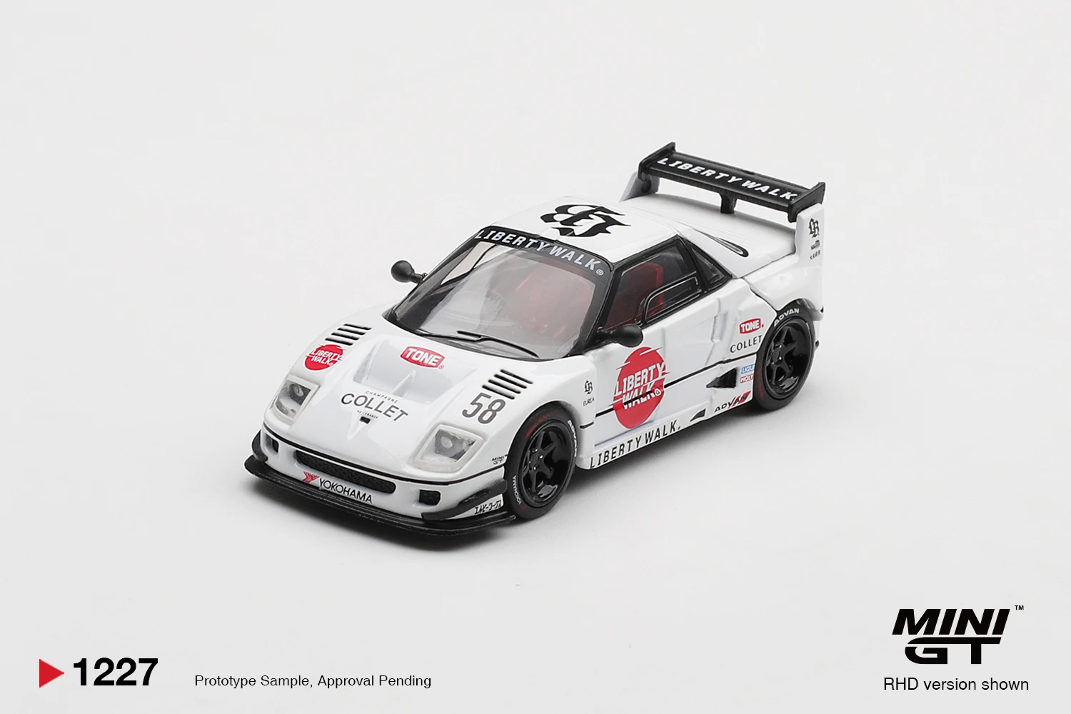 MINIGT 1/64 Mazda AZ-1 Liberty Walk LB40 LB-Hinomaru MGT01227-CH Cars Alloy…