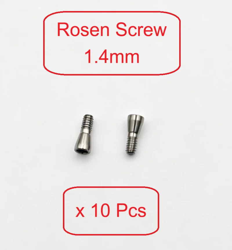 10pcs Compatible Rosen Screw 1.4mm Dental Implant Screw for Osstem Adin Astra…