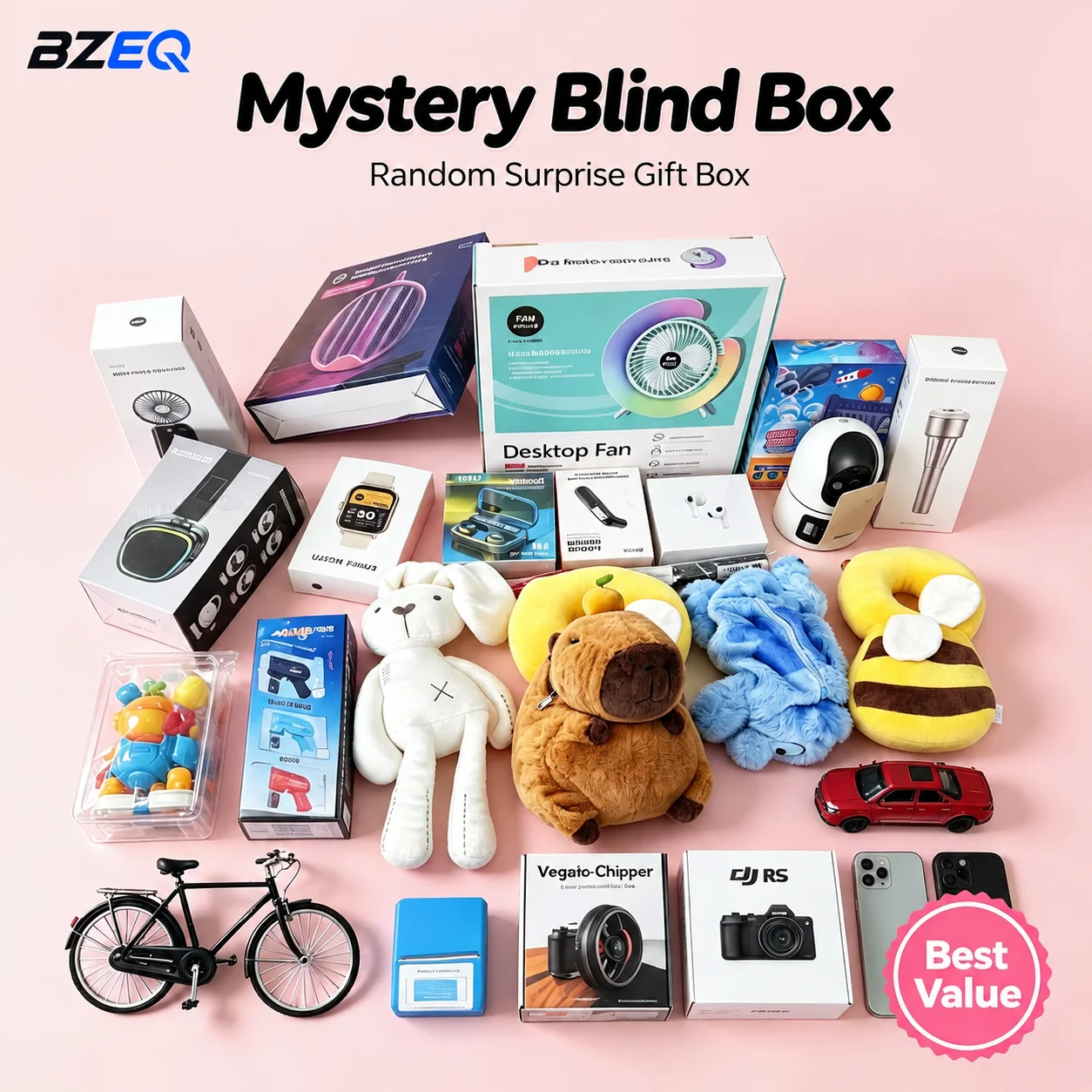 Lucky Mystery Box – Random Earphones, Smart Watches, Toys & Home Essentials…