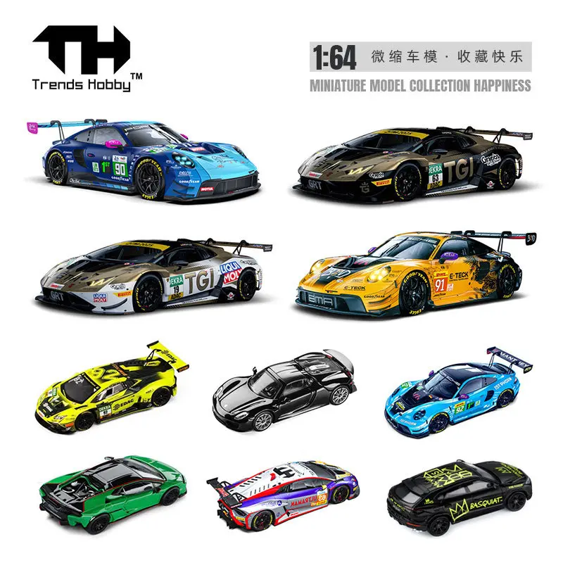TH 1/64 Porsche 911 GT3 R LeMans 24H 2025 Lamborghini Huracan GT3 EVO2 DTM…
