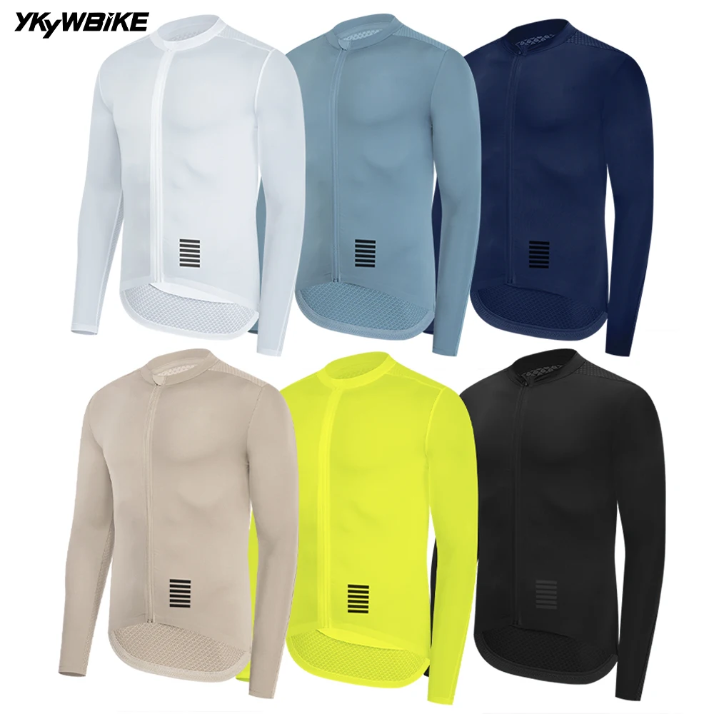 YKYWBIKE Men's Cycling Jersey Long Sleeve Summer Spring Bicycle Long Jersey…