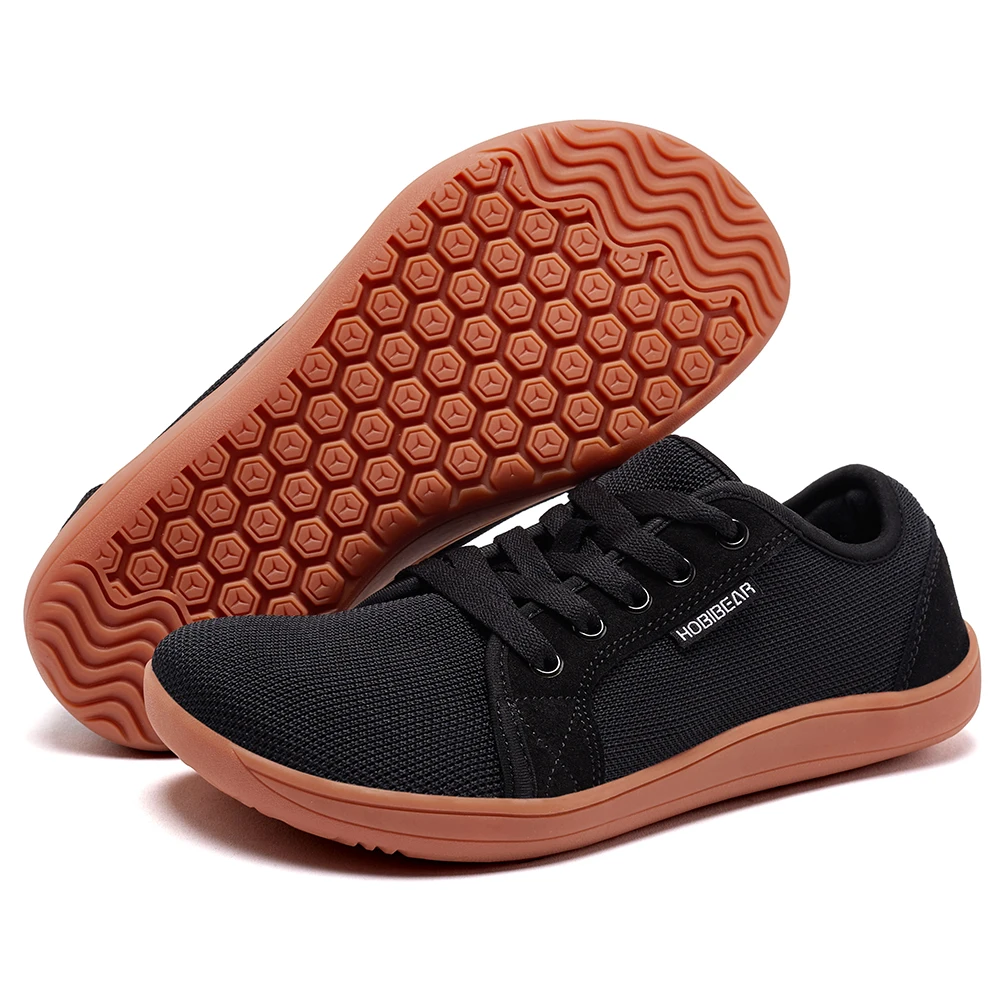 HOBIBEAR Men Wide Barefoot Shoes for Unisex Trail Running Non-Slip Minimalist…