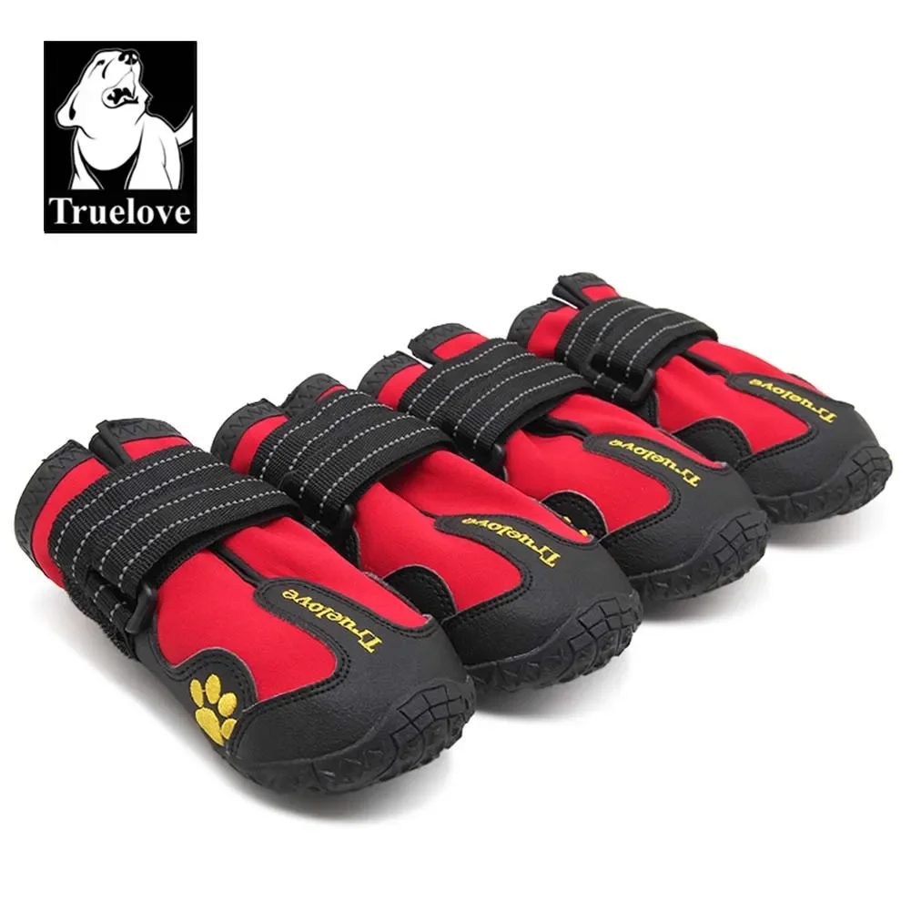 Truelove Dog Shoes Waterproof Anti-Slip Rain Boots Warm Snow Reflective for…