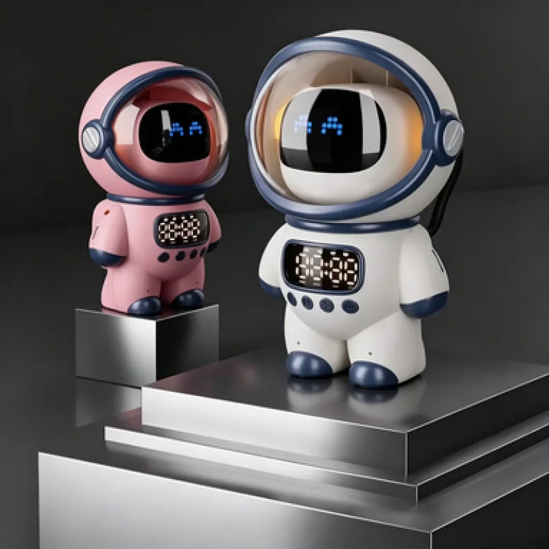 2026 New AI Smart Voice Chat Robot Bluetooth Speaker Digital Alarm Clock…