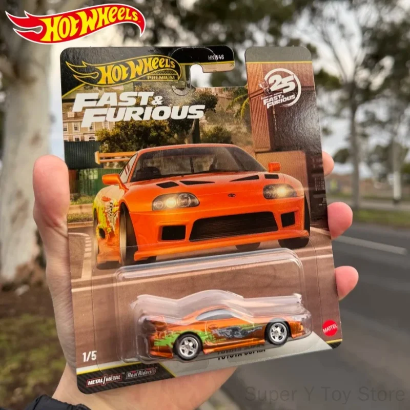 New Hot Wheels Premium Hnw46 Toyota Supra Chase Car Fast and Furious Batch R…