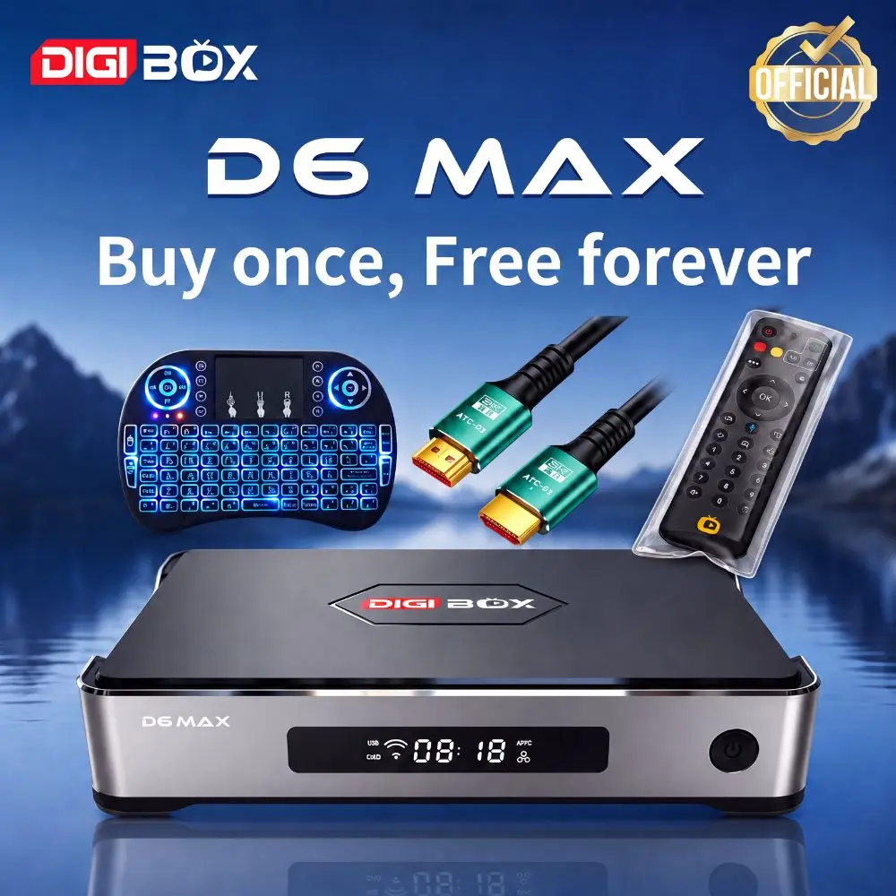 [Genuine] DIGIBOX D6 MAX Android TV Box Hot Sell in Japan,USA, Compatible…