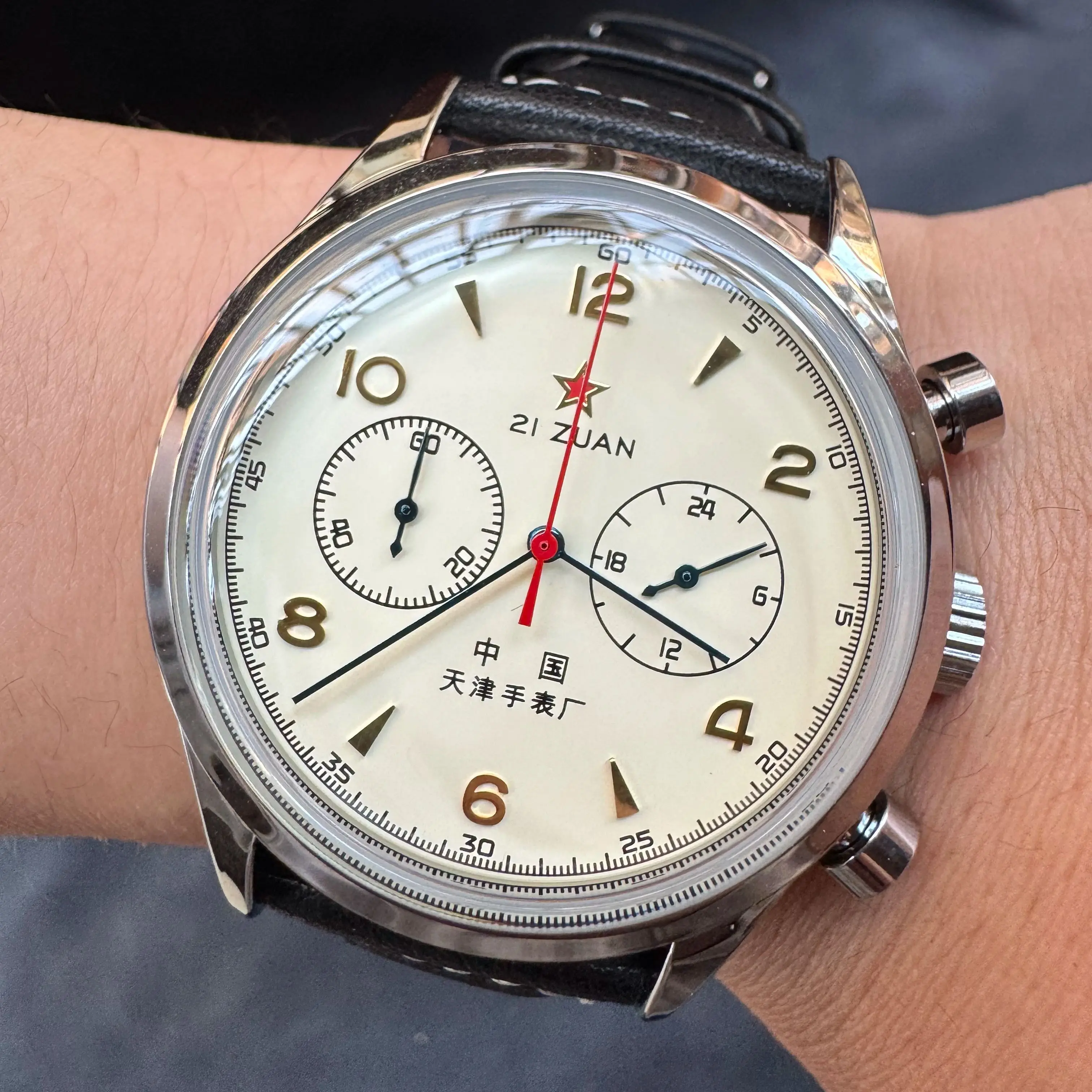 Men's Watches 1963 Pilot Automatic Watch 42mm Waterproof Retro Quartz…