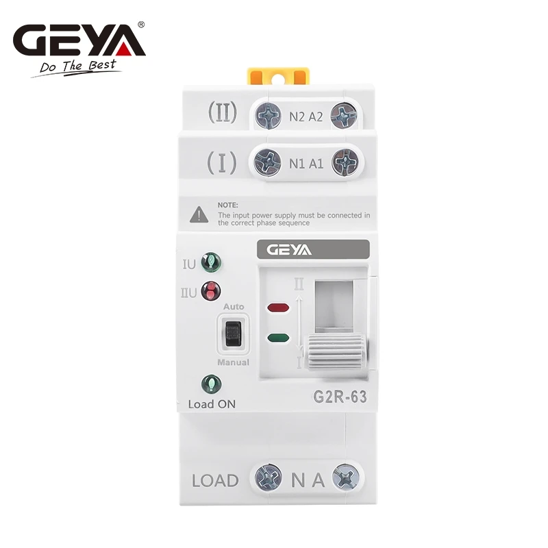 ATS Mini Automatic Transfer Switch 220V Din Rail Dual Power Electrical…