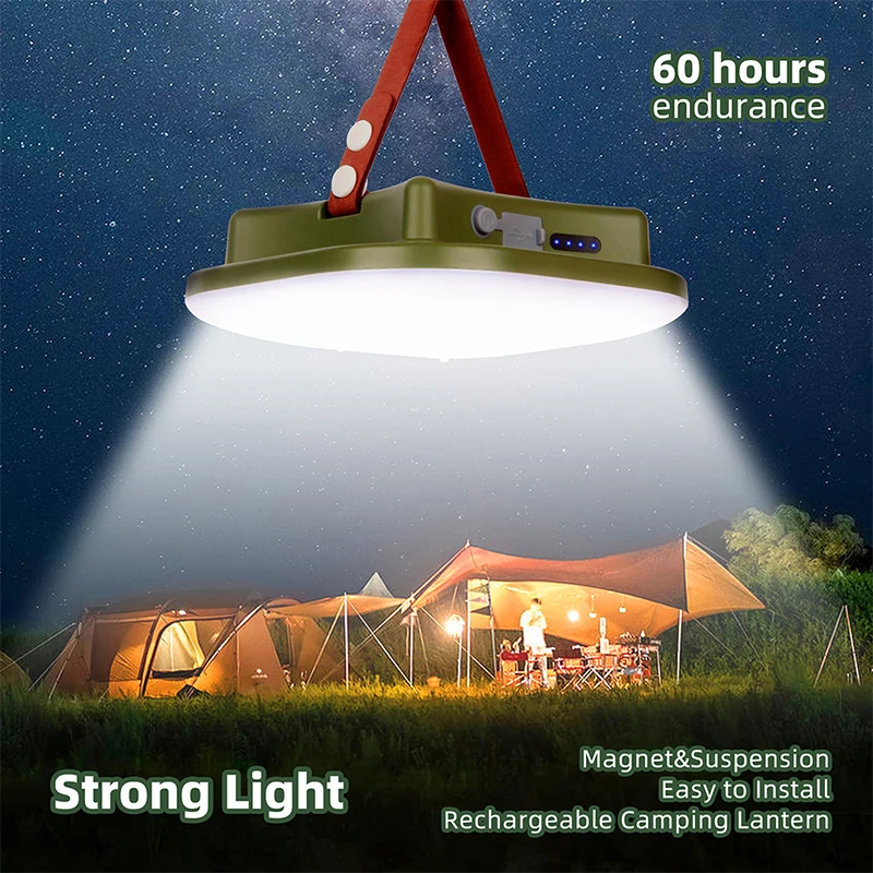 MOSLIGHTING13500maH LED Charging Camping Light with Magnet Portable Torch…