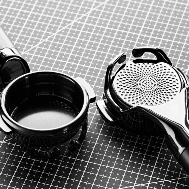 IKAPE Espresso Bottomless Portafilter,with Precision Basket Filters,Stainless…