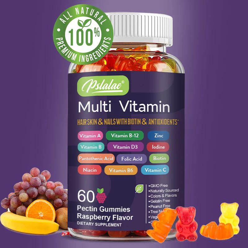 Multivitamin Gummies - to Provide Energy, for Skin, Hair and Nails Health…