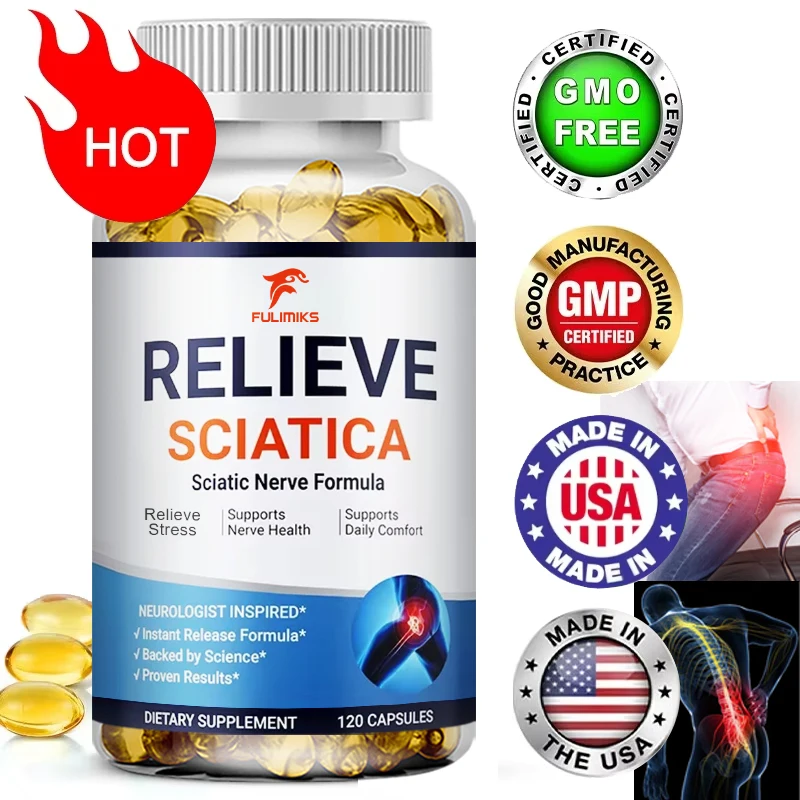 Relieve Sciatica Capsules - Helps Relieve Joint Pain Supports Daily Nervous…