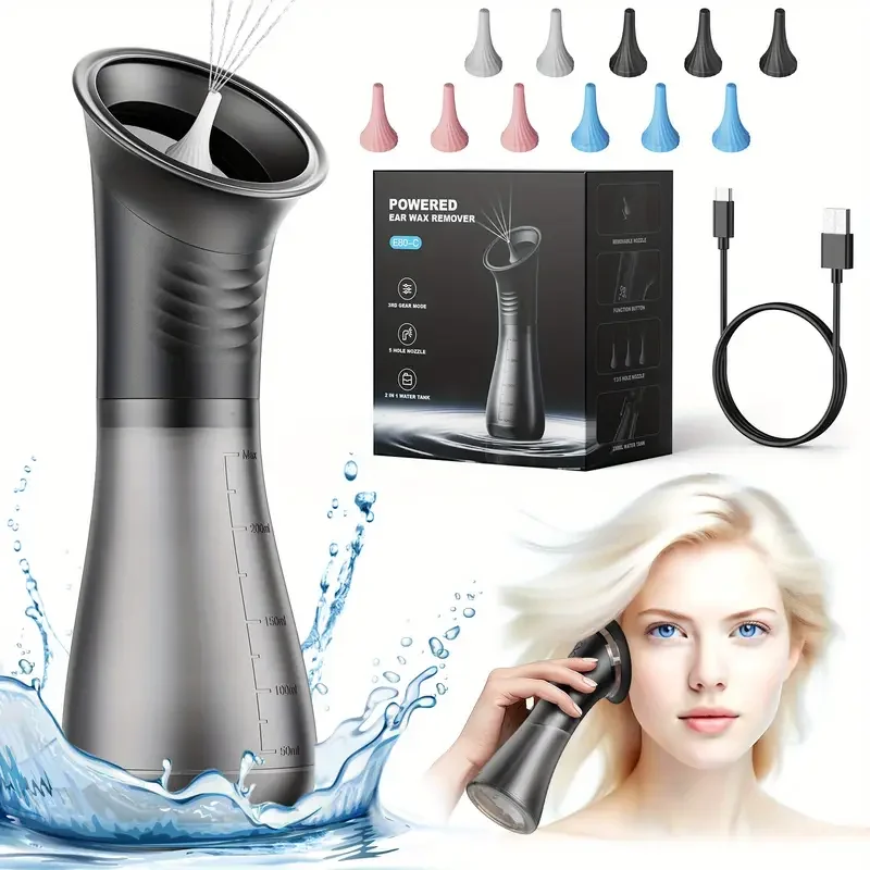 Upgraded Ear Wax Removal with Waste Water Tank Safety Ear Cleaner with Water…