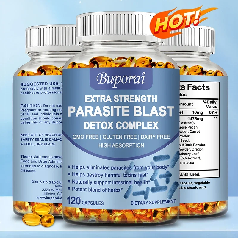 Parasite Blast Detox Complex - Gut Health Supplement, Digestive Health…