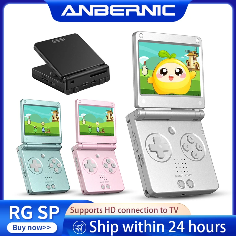 Anbernic RGSP Flip Retro Handheld Game Console Linux 64-bit 3300mAh Portable…