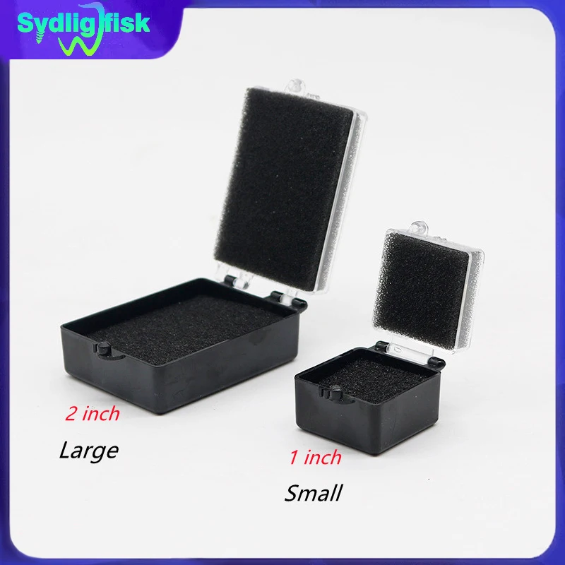 100/50Pcs Denture Storage Box Dental Implant Storage Box Plastic Tooth Box…