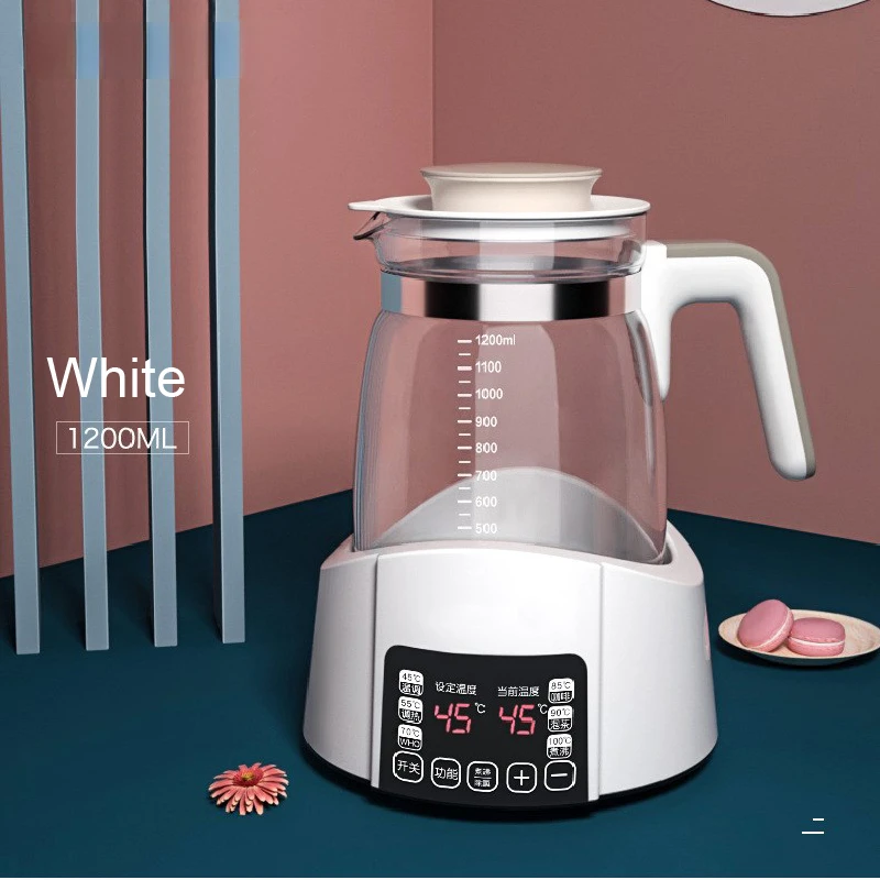 1.2L Infant Thermostatic Milk Regulator Kettle Hot Water Smart Insulation Pot…