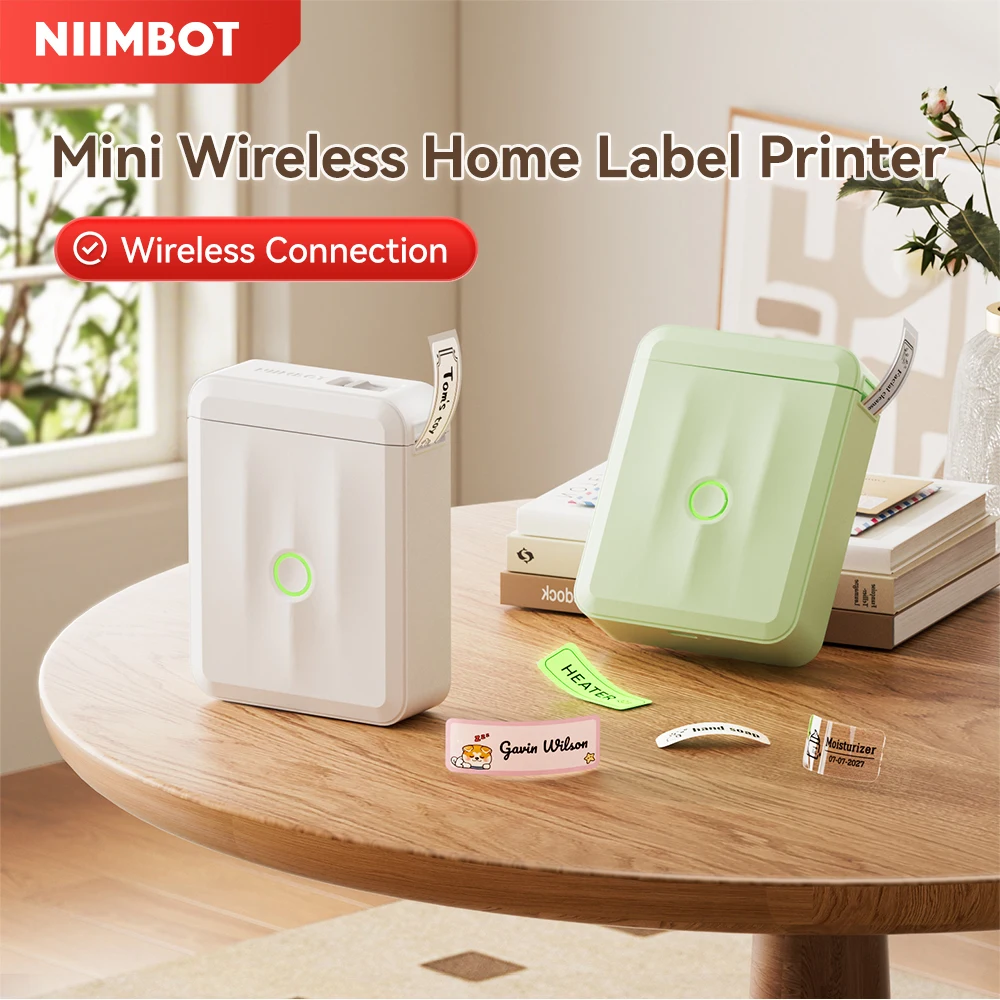 Niimbot D110 Mini Handheld Thermal Label Maker Wireless Sticker Machine…