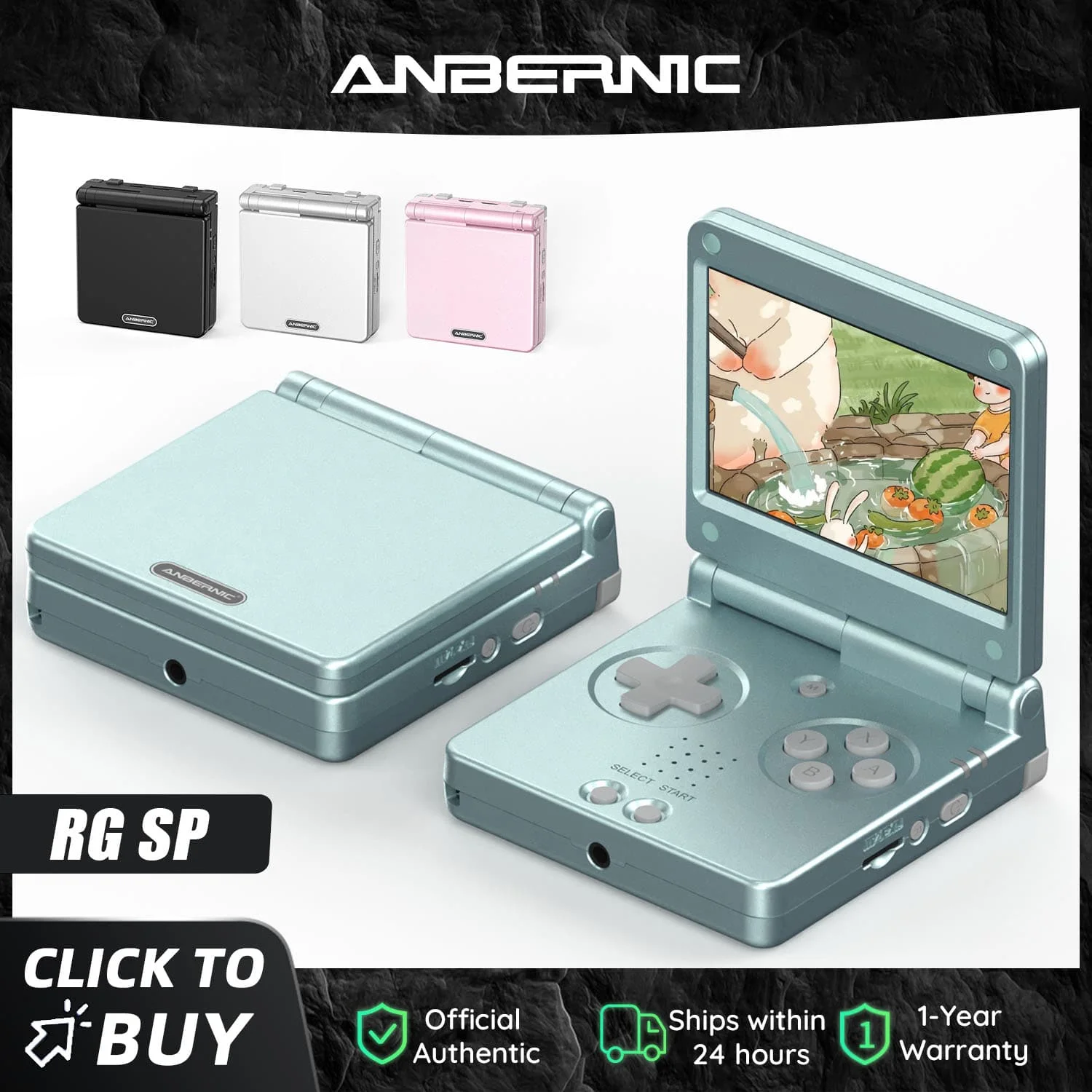 Anbernic RGSP 64 Bit Retro Handheld Game Player 16G Built-in Linux System…