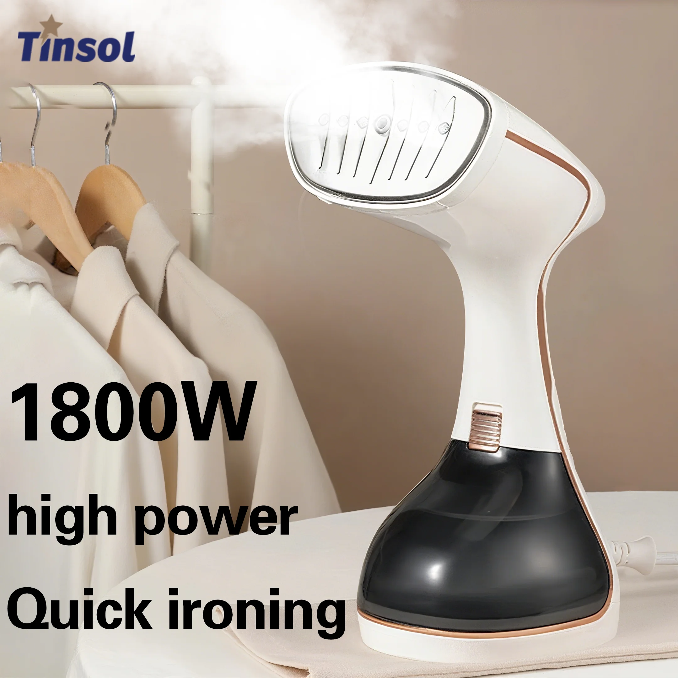 1800W Handheld Steam Hanging Iron Touch Screen Control 15 Seconds Fast…