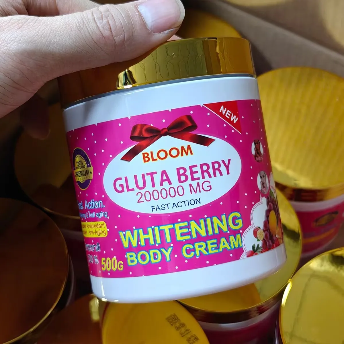 500G Bloom Gluta Berry 200000Mg Fast Action Whitening Body Lotion