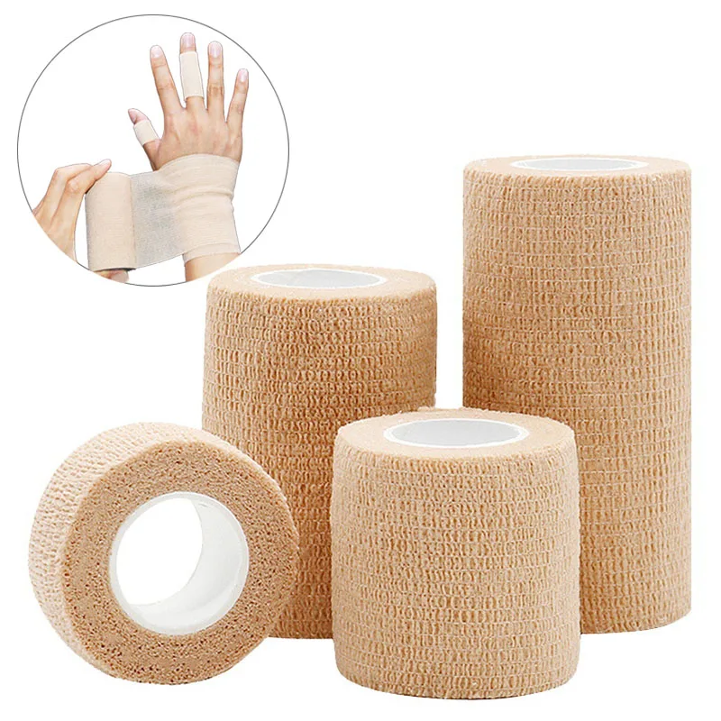 10/1Rolls Medical Adhesive Bandage Elastic Breathable Sports Self Adhesive…