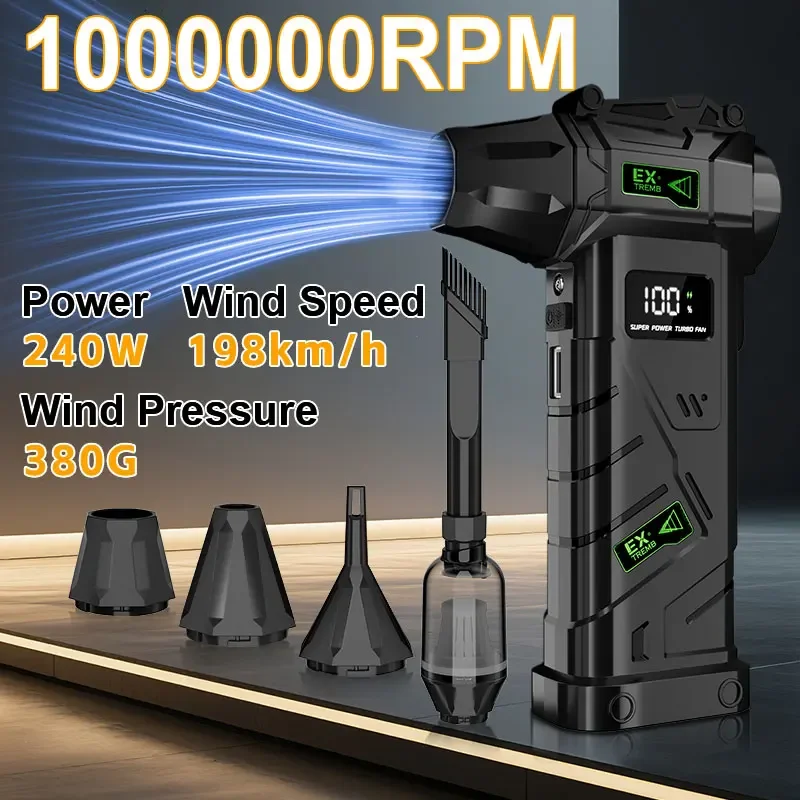 Powerful Violent Fan 1000000RPM Turbo Air Blower 380G Thrust High Speed…