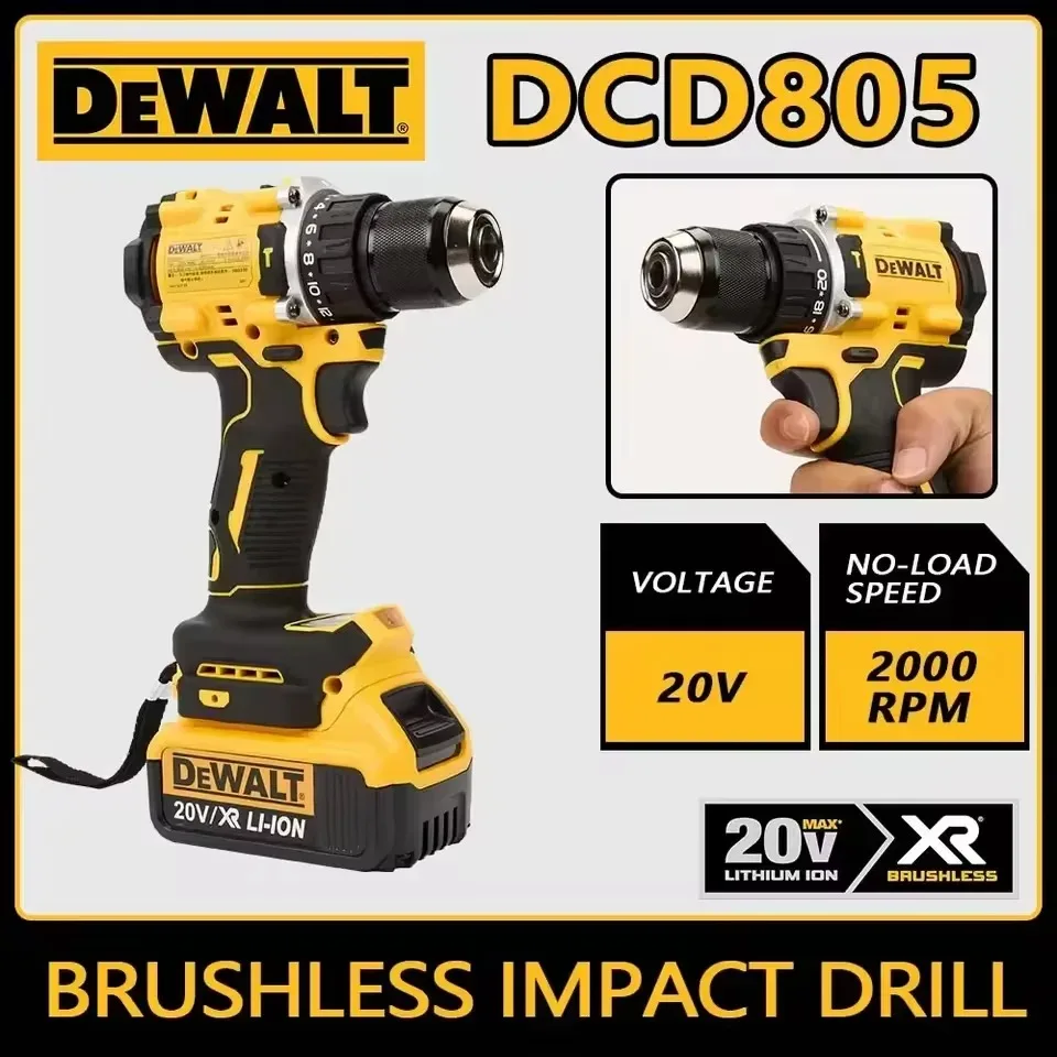 100%Original DEWALT 20V 6.0Ah Lithium Battery Rechargeable Brushless Compact…