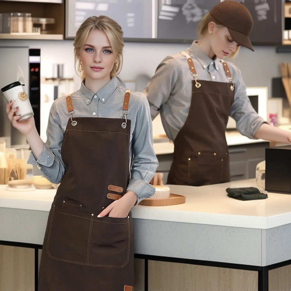 Waterproof Kitchen Apron Perfessional Kitchen Apron Restaurant Shop Waiter…