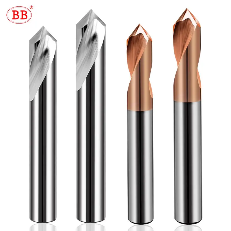 BB NC Spot Drill Carbide Stub Center Bit 60 90 120 Degree 1-20mm Chamfer…