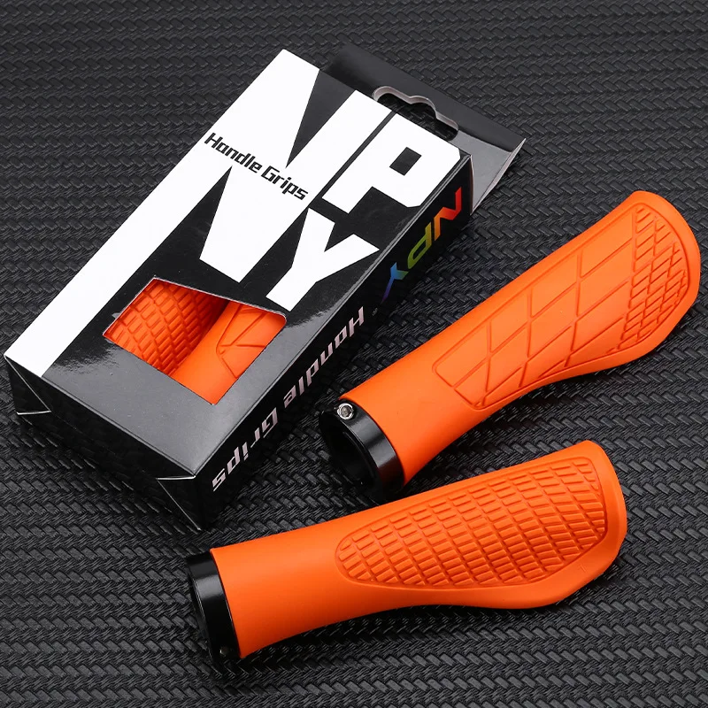 Bicycle Handlebar Grip Lock on Mountain Bike Grip Soft Rubber MTB Cuffs…