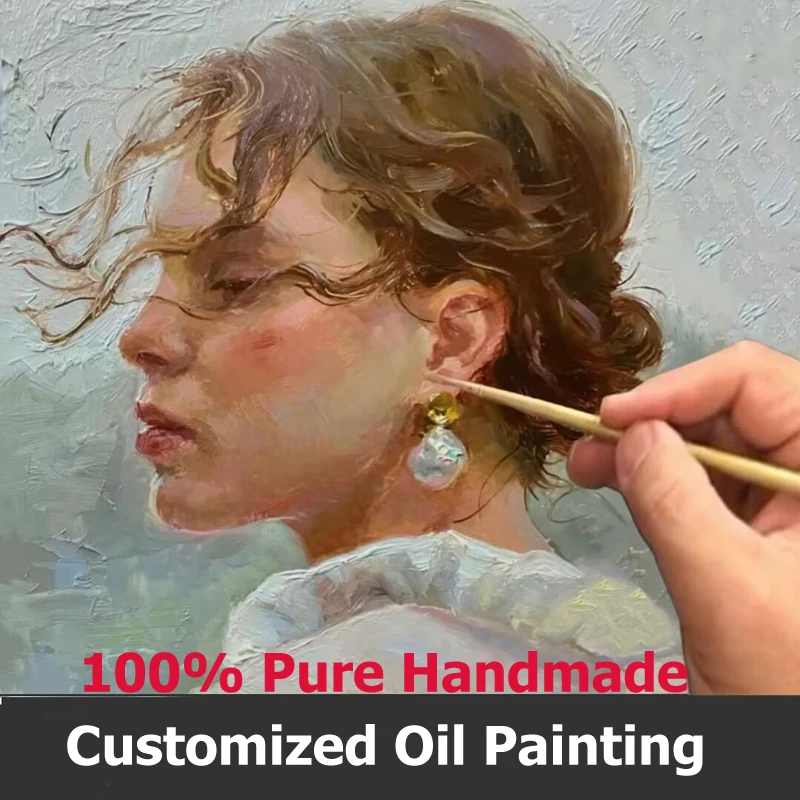 Custom Pictures on the Wall Painting High Quality Handmade Oil Painting on…