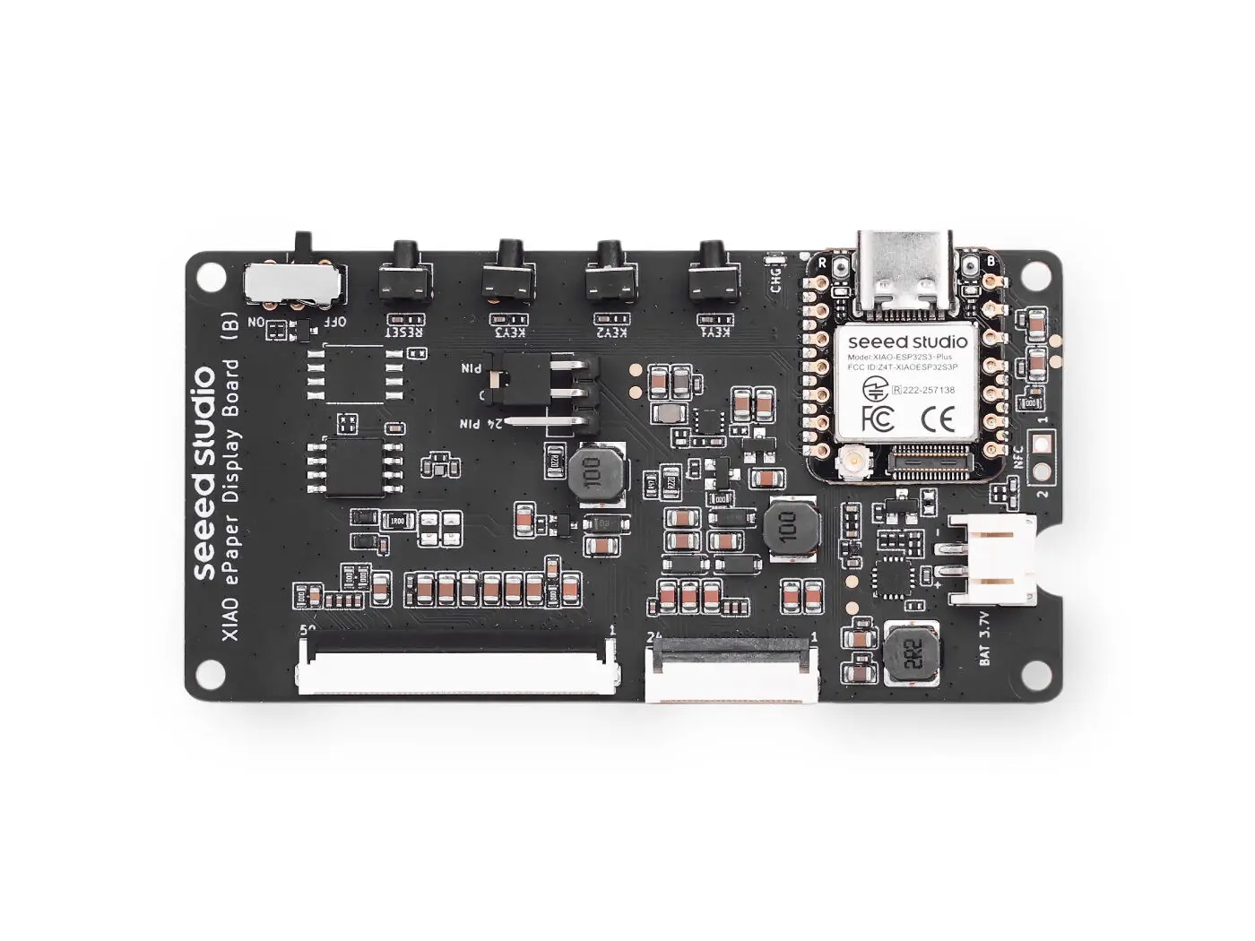 XIAO EPaper Display Board EE04, Powered by XIAO ESP32-S3 Plus, Support 24-pin…