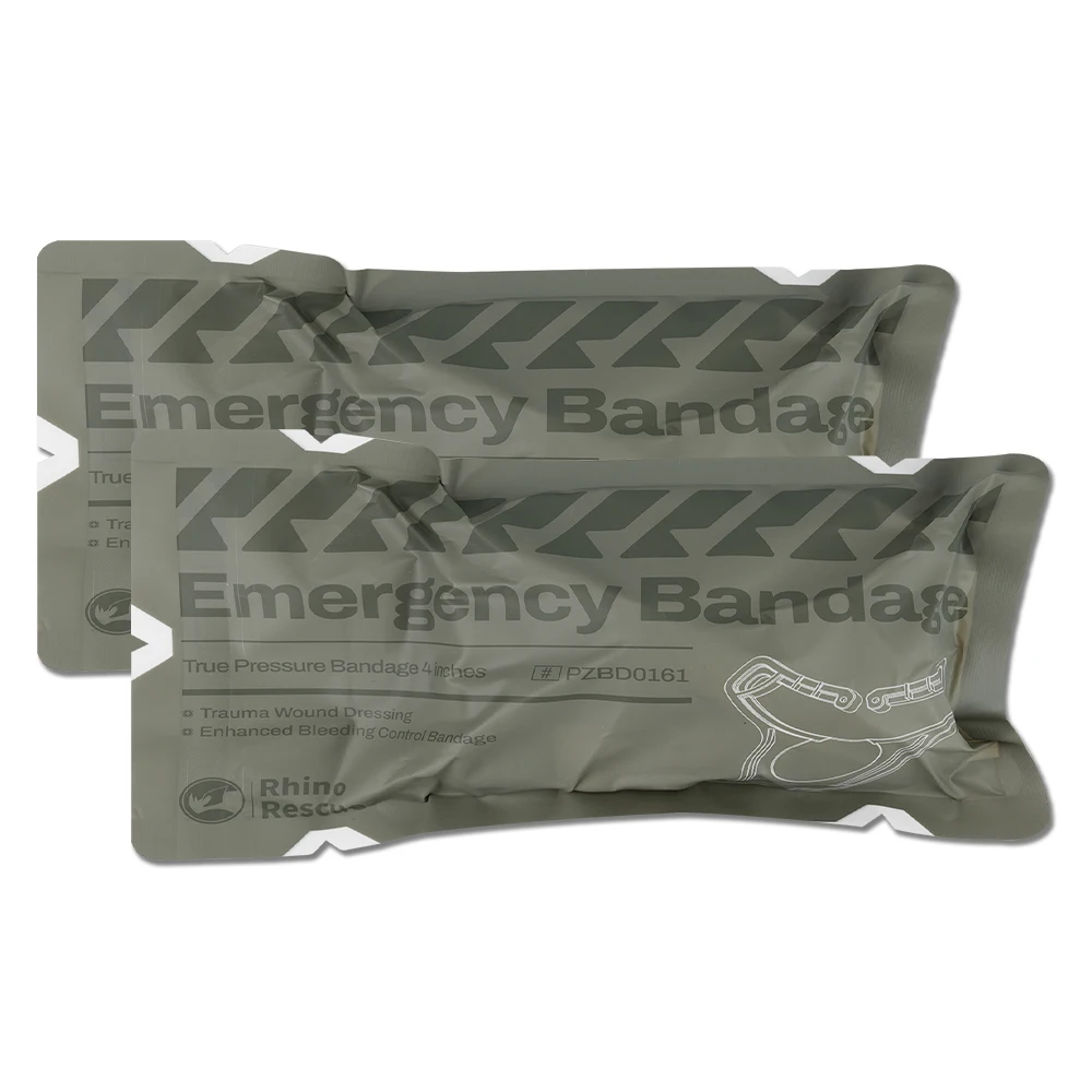 Rhino Rescue 4 Inch Pressure Emergency Bandage Compression Trauma Wound…