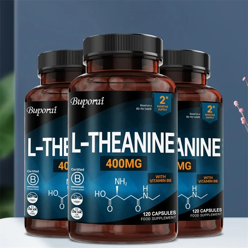 L-Theanine 400MG - Improve Mood and Reduce Anxiety, Enhancing Concentration…