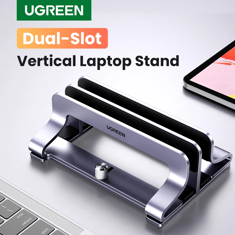 UGREEN Vertical Laptop Stand Holder for MacBook Air Pro Aluminum Foldable…